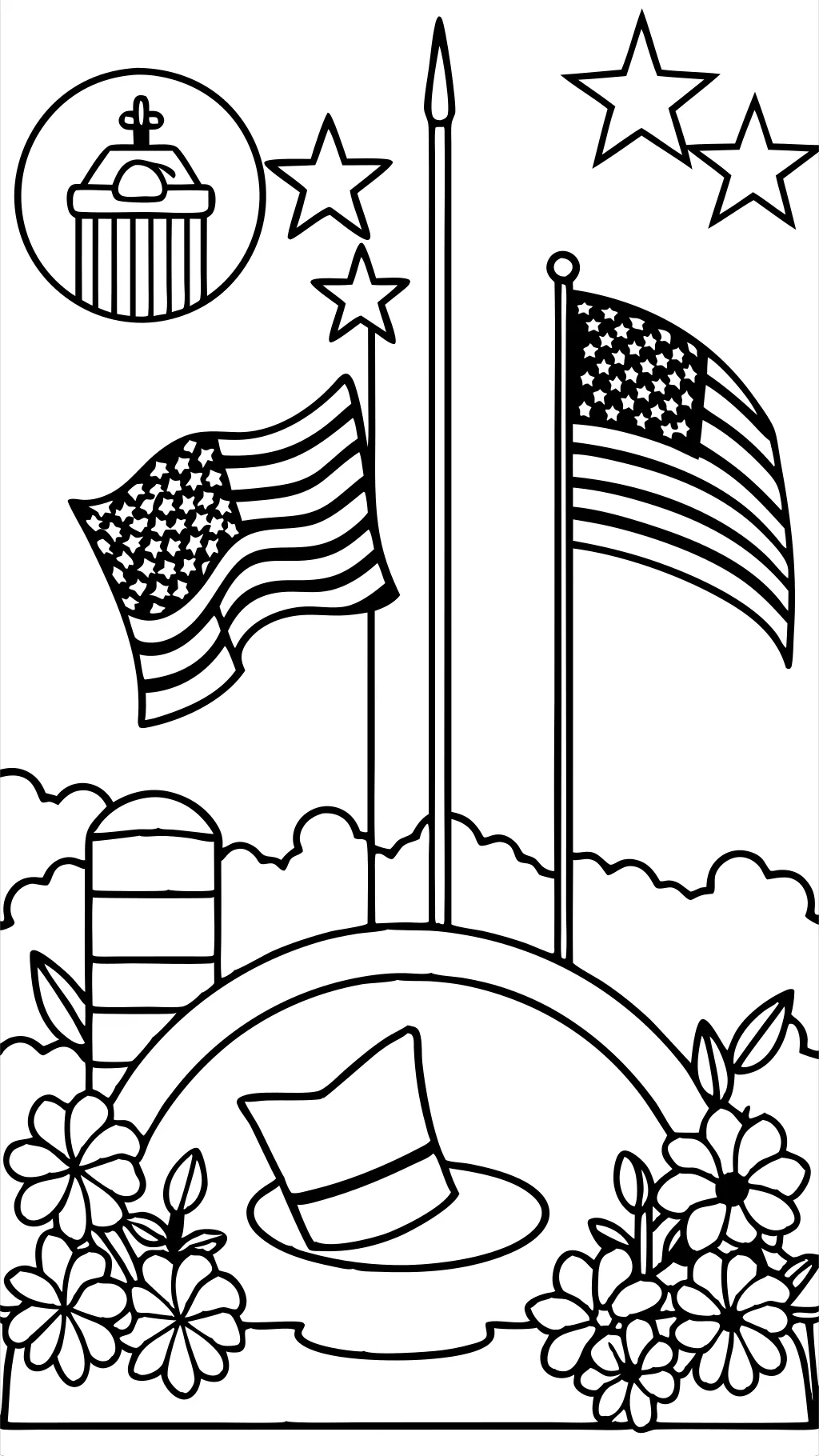 coloring pages for memorial day